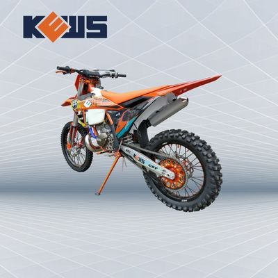 KEWS MT250cc Πορτοκαλί Φρέμα 2 χρονοδρομική παγωτό με νερό Off Road μοτοσικλέτα με περιτύλιγμα EXCEL