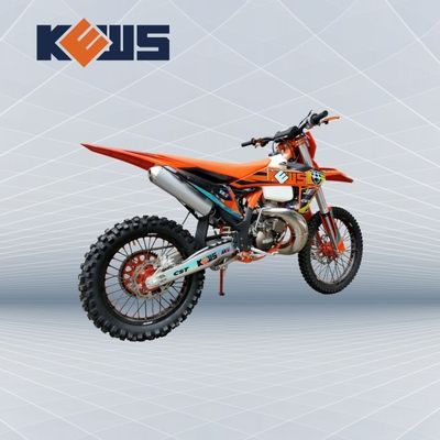 KEWS MT250cc Πορτοκαλί Φρέμα 2 χρονοδρομική παγωτό με νερό Off Road μοτοσικλέτα με περιτύλιγμα EXCEL